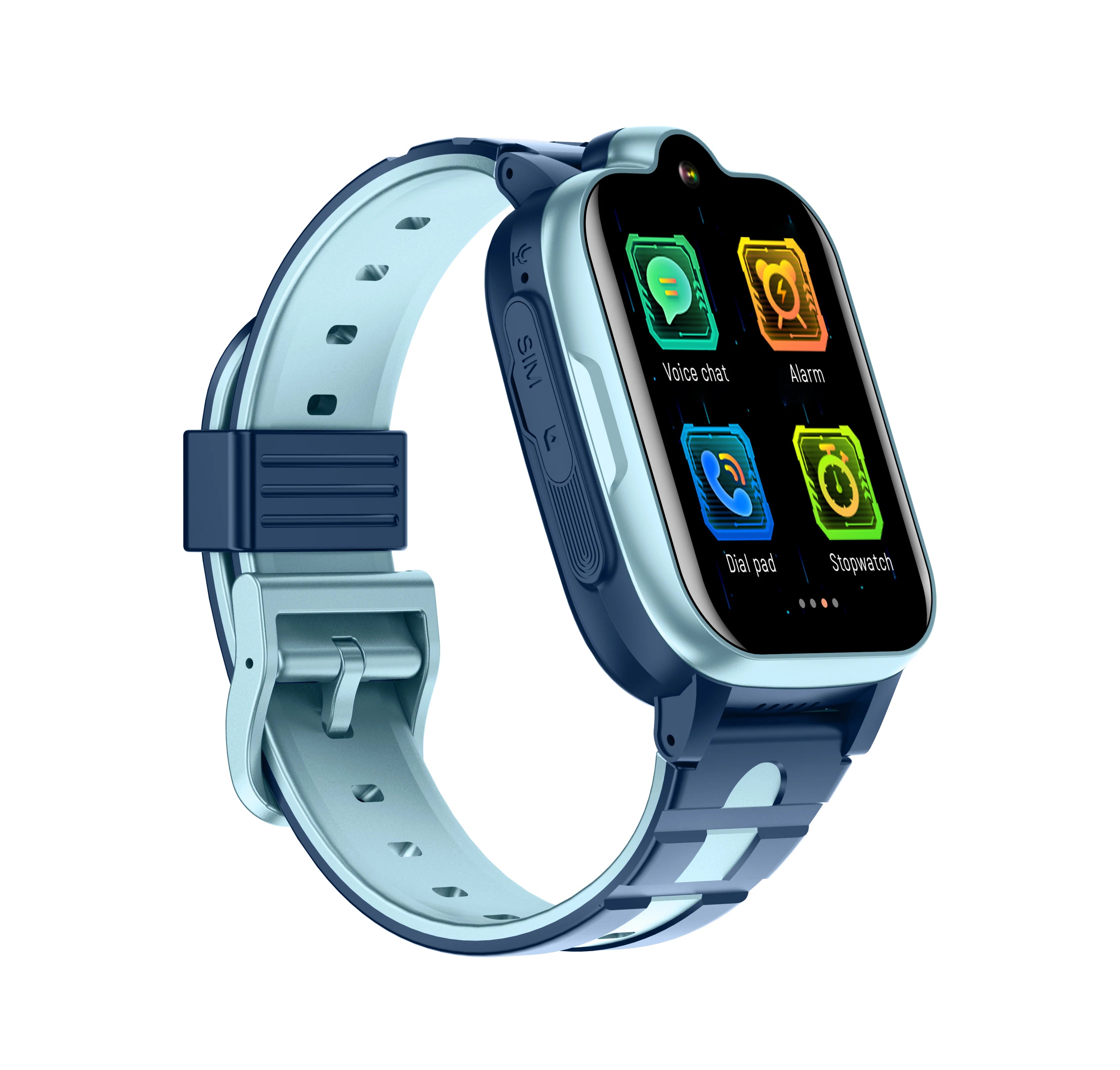 Kids Smart Watch for Children 4G Sim Card SOS Phone Call GPS Positioning WiFi 850mAh 1.69 Inch Waterproof Footprint Tracker K15H