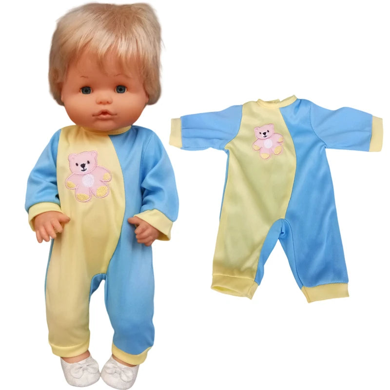 for 16" Nenuco Doll Winter Vest Coat Pants Hat Shoes Ropa Y Su Hermanita 40cm Baby Dolls Clothes Children Gift Toys Girl's Gifts