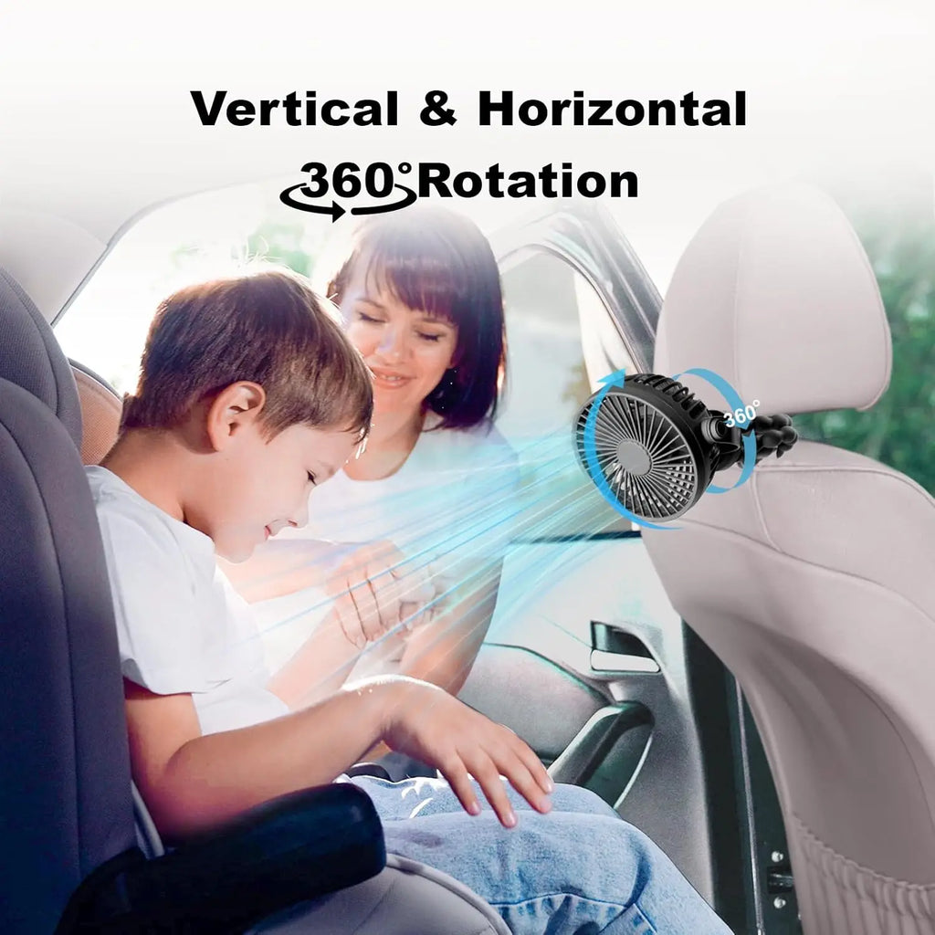 Octopus Baby Stroller Fan USB Charging Fan Mobile Phone Holder 3 Speeds Portable Mini Fan  Silent Clip on Fan for Home Outdoor