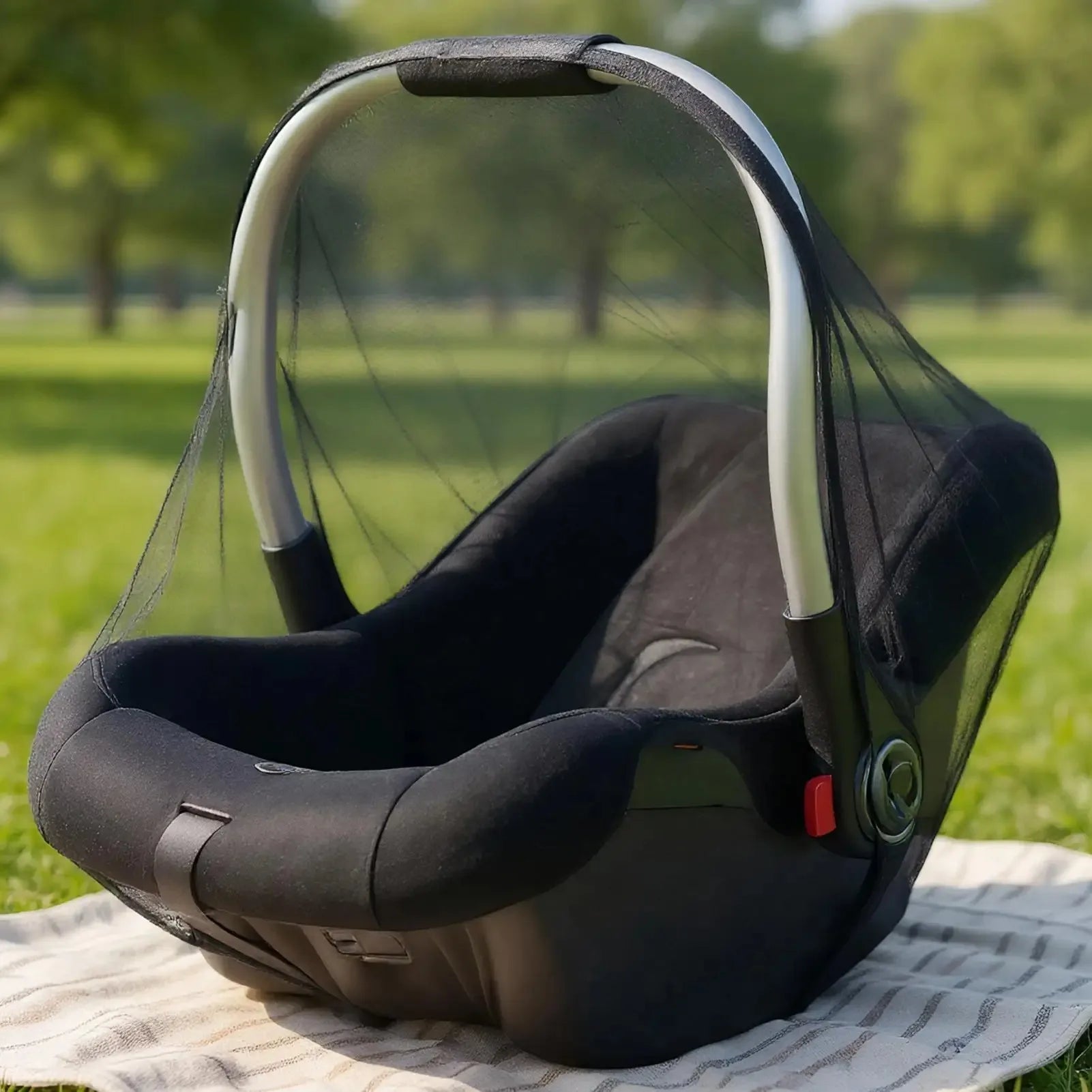 Baby Stroller Basket Mosquito Net Newborn Breathable Mesh Net for Cart Insect Netting Carrier Car Seat Carriage Cradles Cover