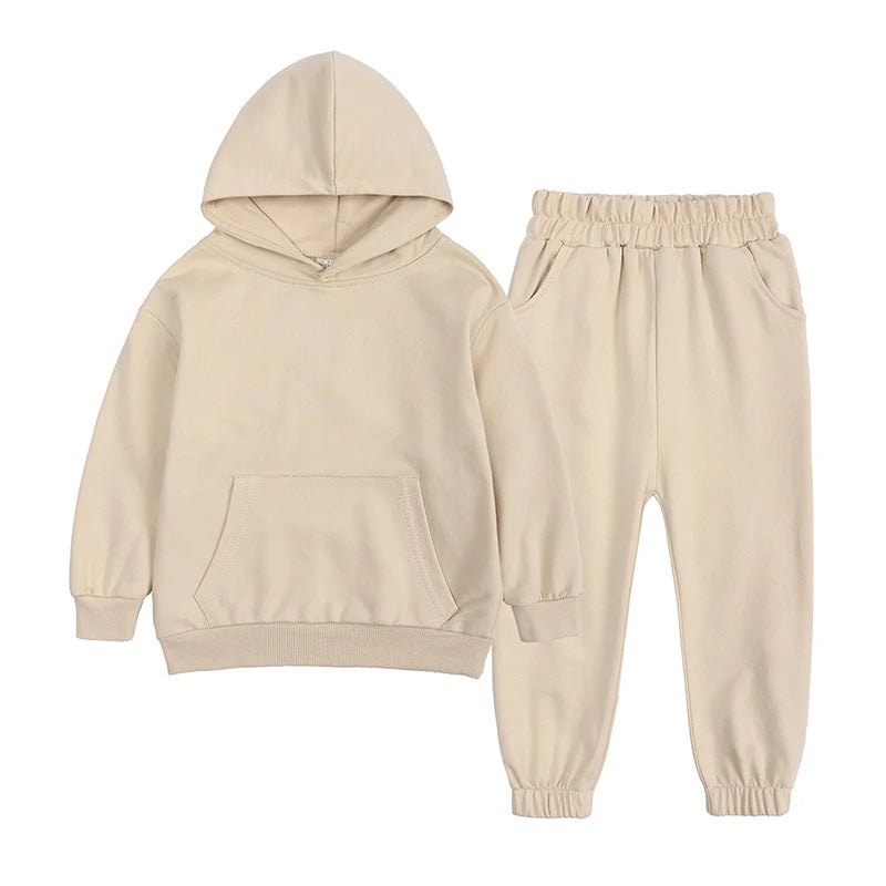New Arrival Sport Suit for Boys Clothing Set Casual Warm Hoodie Long Sleeve Tops Pant Clothes For Kids Outfits Tracksuit 2 Pcs