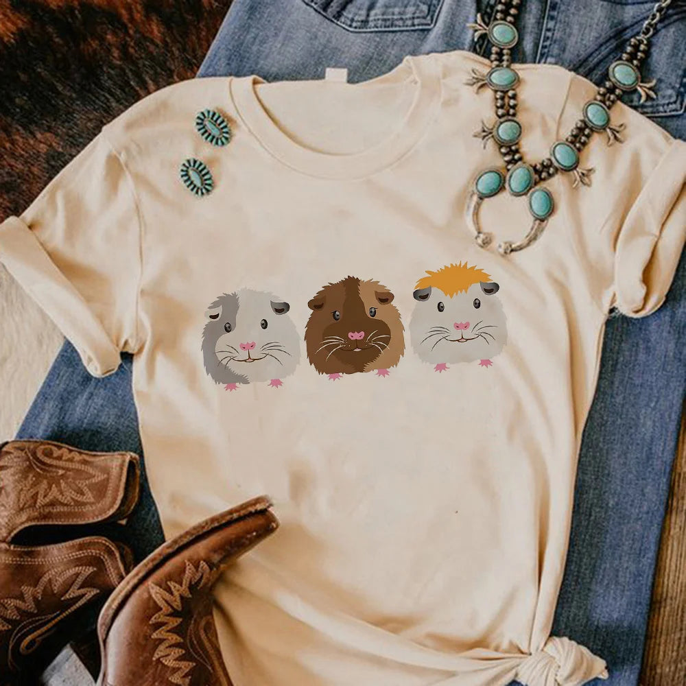 Hedgehog top women anime streetwear graphic top female comic y2k clothes