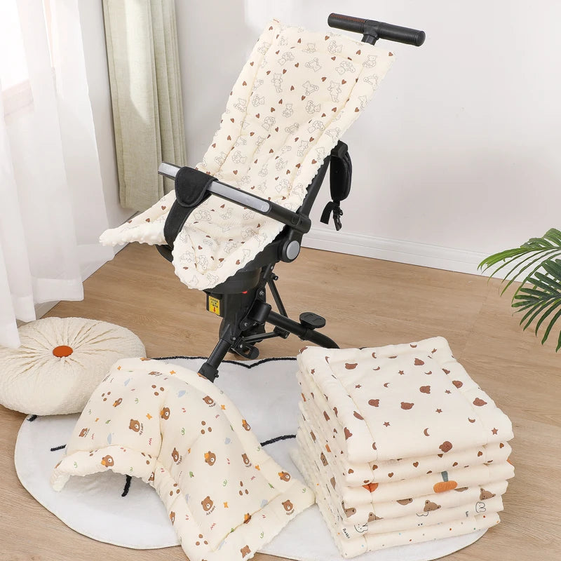 Stroller mat crib beanie down comfort mat gauze mattress padded padded baby mattress child quilt cotton mattress