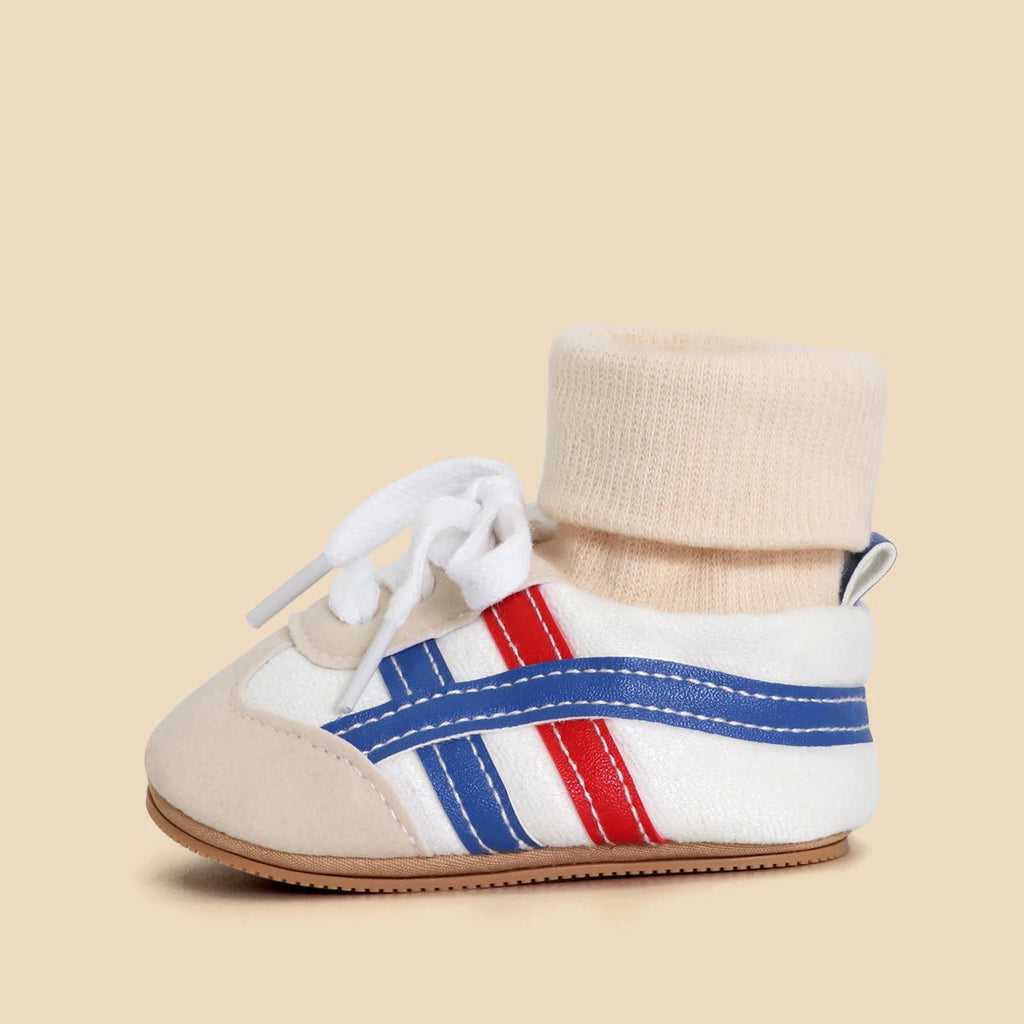 Baby Sock Shos Autumn and Winter Baby Girls Boys Ankle-covered Style 0-1 Year Old Anti Slip Fashion Design Newborn Infant Shoes