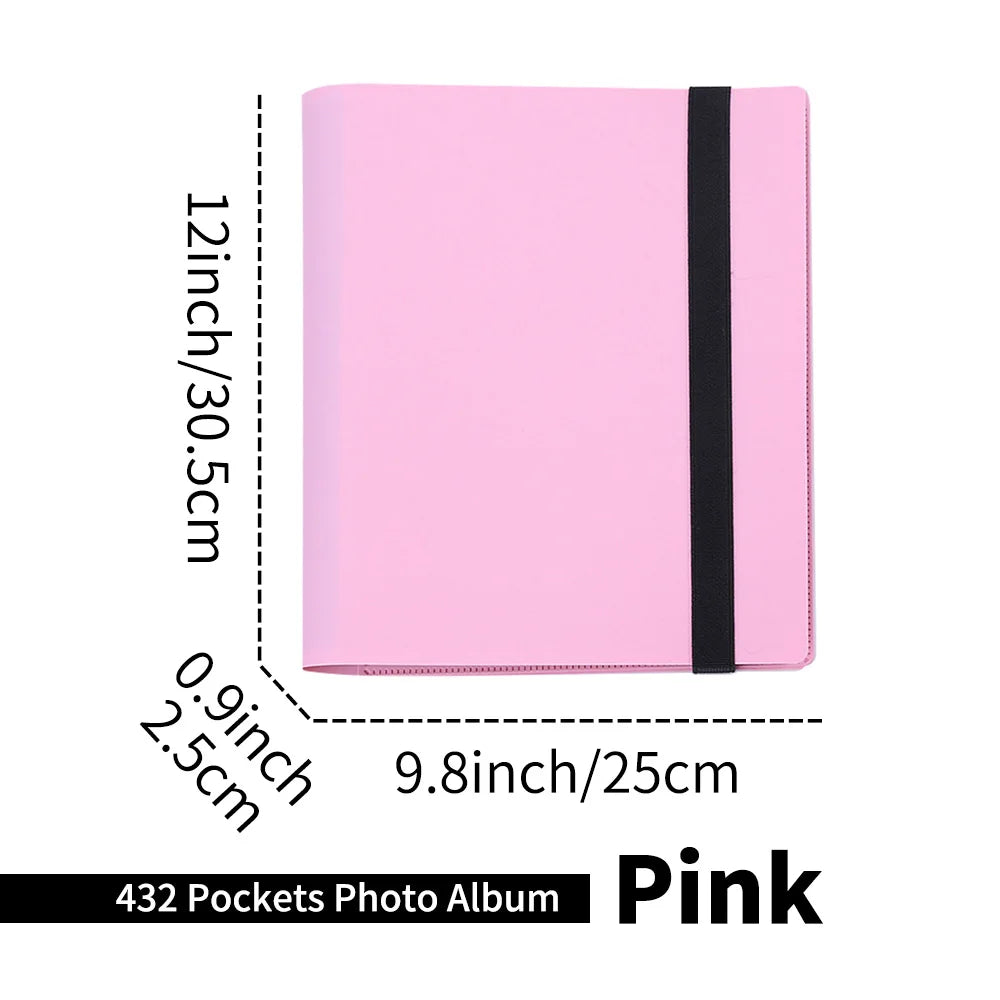 1pc , 432 Pockets Photo Album for Fujifilm Instax Mini 12 11 9 Evo 90 70 40 8 7 LiPlay Instant Camera