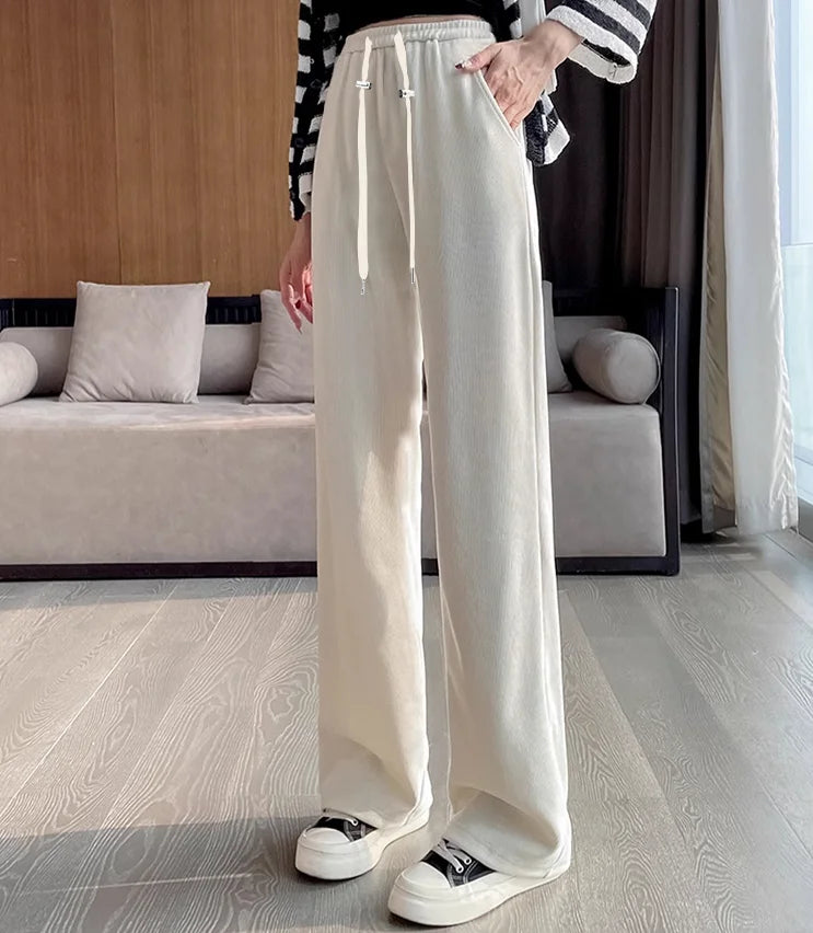M-4XL Pregnant Women Cotton Fleece Radish Pants Autumn Ankle-length Maternity Corduroy Trousers High Waist Pregnancy Sweatpants