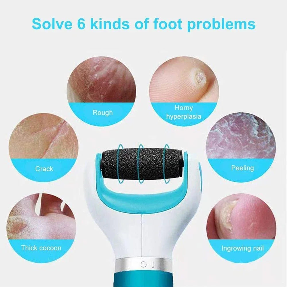 Rechargeable Electric Foot File Foot Pedicure Tools Grinder Dead Skin Callus Remover for Hard Cracked Remove Exfoliate Machine