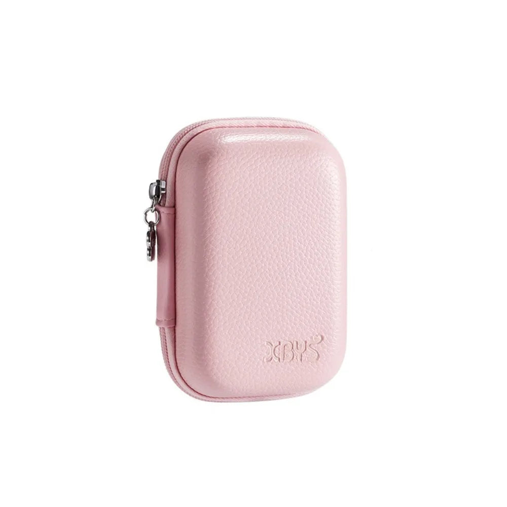 PU Leather Digital Camera Case Hard Shell Shockproof Cameras Storage Holder Zipper Pouch Waterproof Camera Carrying Bag