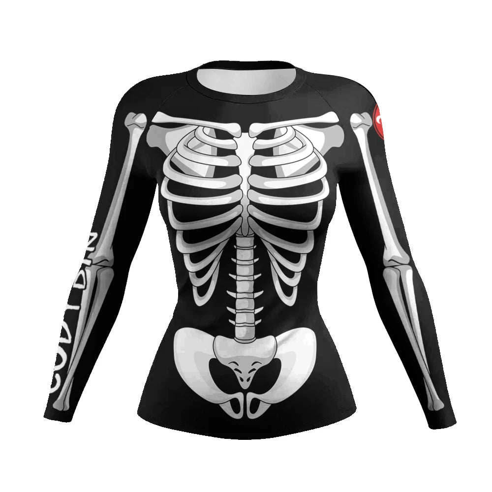 Slim Fit Tranining Women's Rash Guard Long Sleeve UV Protection Tight Fit Yoga Running Gym Fitness Sportswear Quick Dry Tops