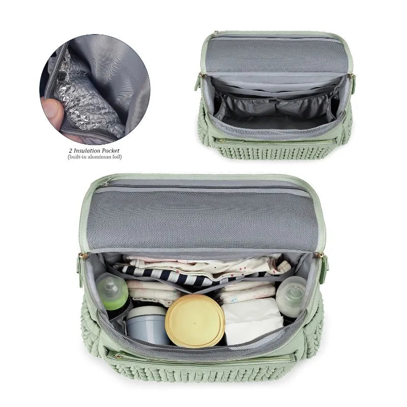 Diaper Bag Large Capacity Diaper Stroller Bag Waterproof Mummy Maternity Nappy Travel Bag Baby Nursing Multifunction Tote Bag