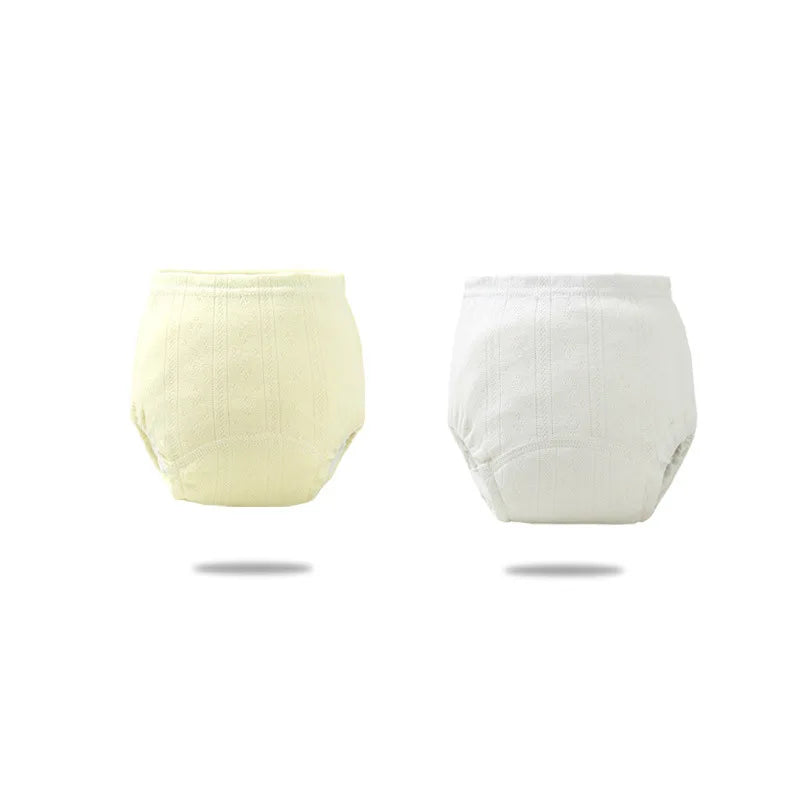 2pcs/lot Newborn Training Pants Cotton Thin Summer Baby Shorts Washable Boy Girls Cloth Diapers Reusable Nappies Infant Panties