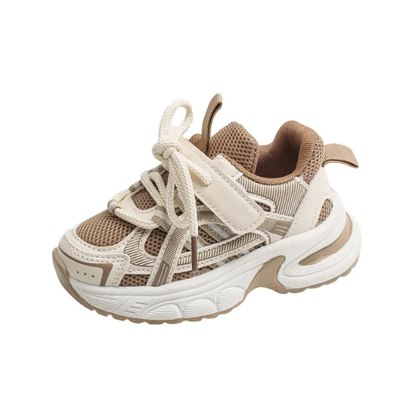 2026 New Autumn Children Shoes For Boys Mesh Breathable Kids Sport Shoes Non-slip Fashion Toddler Girls Sneakers EU 21-30