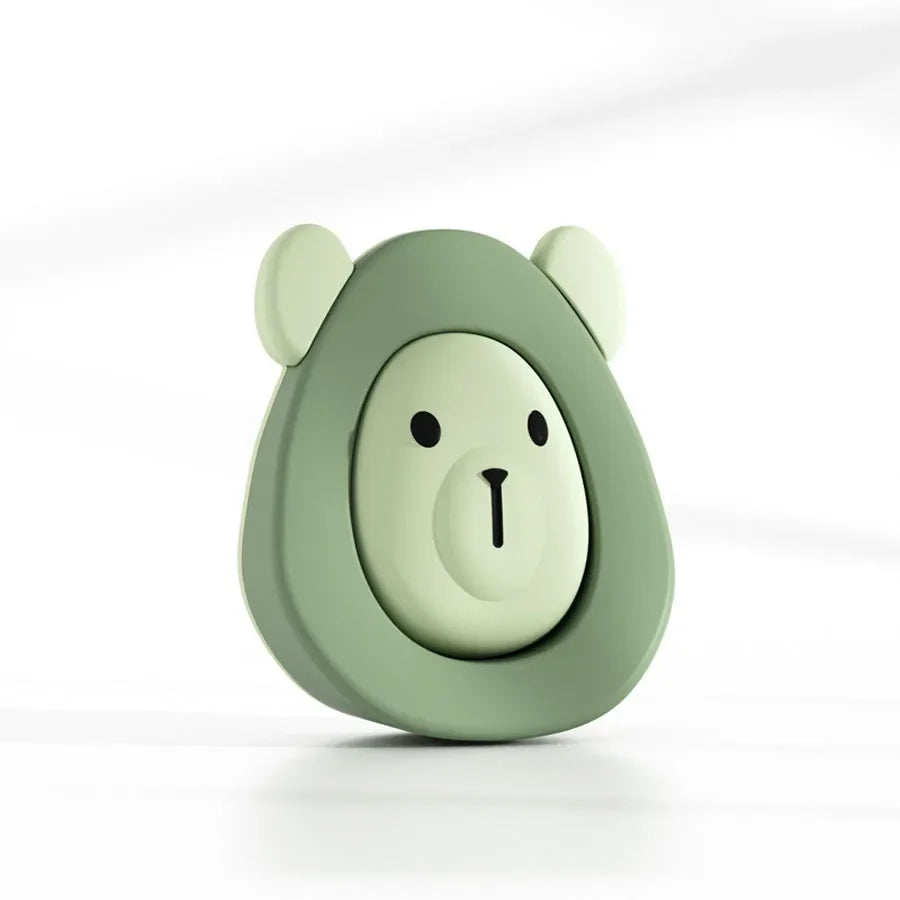 Cartoon Little Bear 2 in 1 Door Stop Soft Silicone Thicken Door Bottom Multi-function Child Safety Anti Pinch Hand Door Stopper