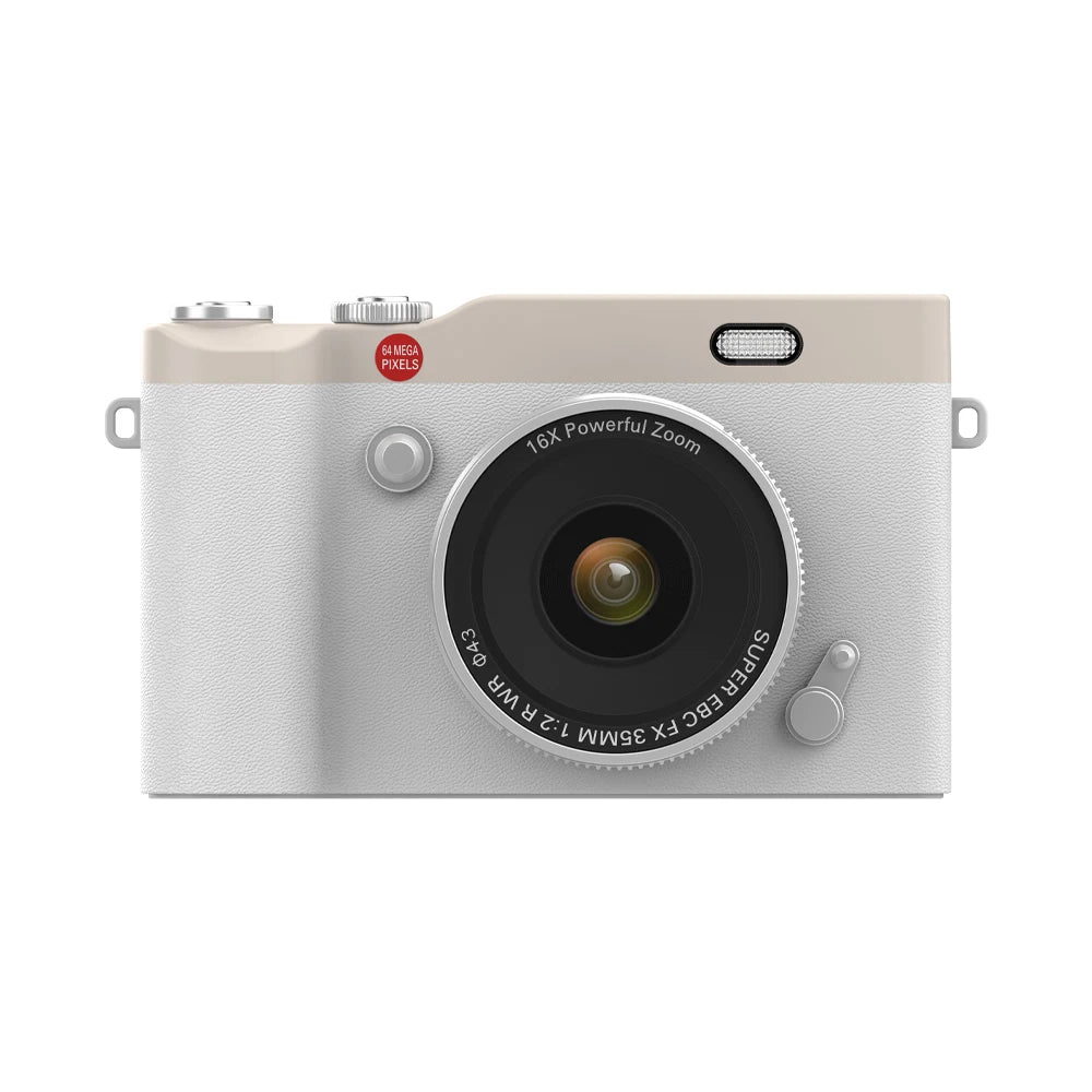 Magecam Compact Digital Camera 180° Flip 2.4'' Screen CCD Digital Camera HD Retro Camera Outdoor Travel Photo Recorder Gift