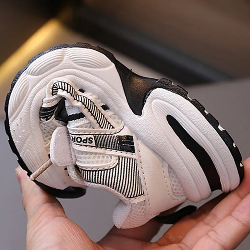 2026 New Autumn Children Shoes For Boys Mesh Breathable Kids Sport Shoes Non-slip Fashion Toddler Girls Sneakers EU 21-30