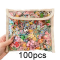 Cute Thumb Hair Ties For Girls,high Elasticity,cartoon Animal Flowers And Fruit Decorative Hair Band,sweet Girl Hair Rope