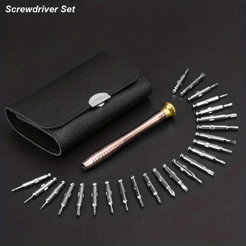 25 in 1 Mini Precision Screwdriver Magnetic Set Electronic Torx Screwdriver Opening Repair Tools Kit For iPhone Camera Watch PC