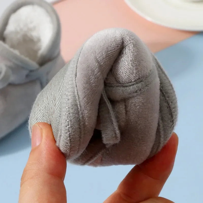 Winter Warm Newborn Booties Baby Socks Shoes Girl Cute Toddler Prewalkers Soft Anti-slip Infant Newborn Crib Crawl Boys Shoes