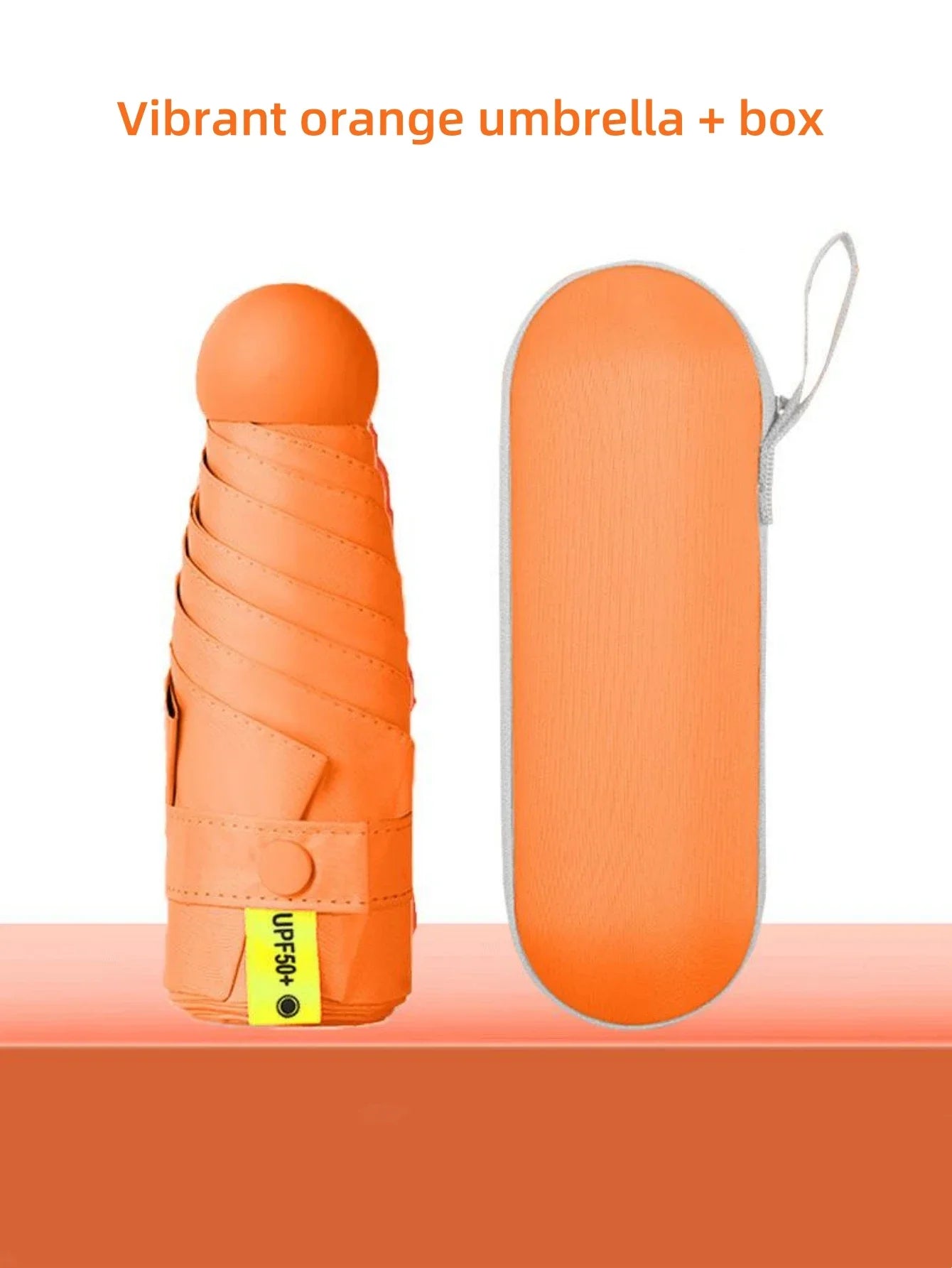 2025 Anti-Uv Mini Umbrella For Sunny And Rainy Days, Portable With Uv Coating And 6 Reinforced Ribs