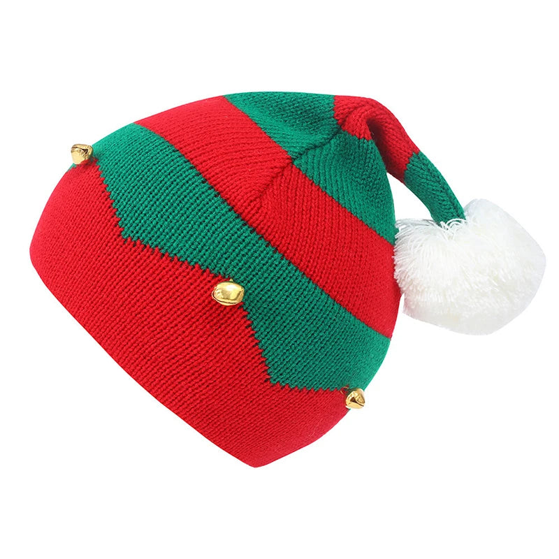 Christmas Hat for Baby Cute Cartoon Elk Santa Claus Xmas Cap Winter Warm Woolen Beanie Cap Party Hair Accessory