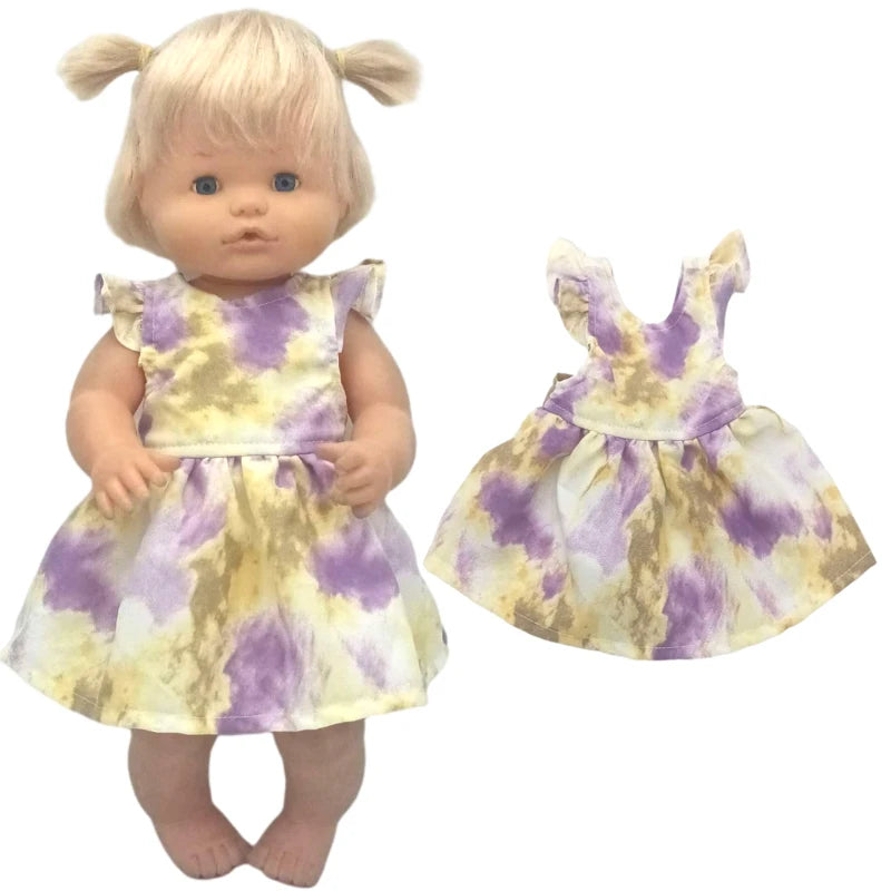 for 16" Nenuco Doll Winter Vest Coat Pants Hat Shoes Ropa Y Su Hermanita 40cm Baby Dolls Clothes Children Gift Toys Girl's Gifts