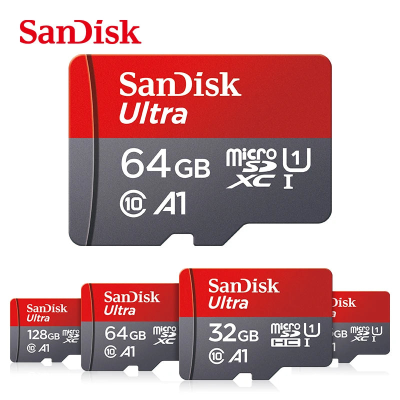 Sandisk Ultra Micro tf SD card 128GB 32GB 64GB 256GB Mini SD Card SD/TF Flash Card Memory Card 32 64 128 gb miniSD for Phone