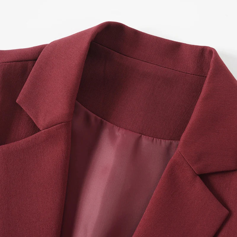 Fashionable Spring and Autum Sleeveless Suit Vest for Women's Workplace Elegant Versatile Slim Suit Collar Vest Top Jacket