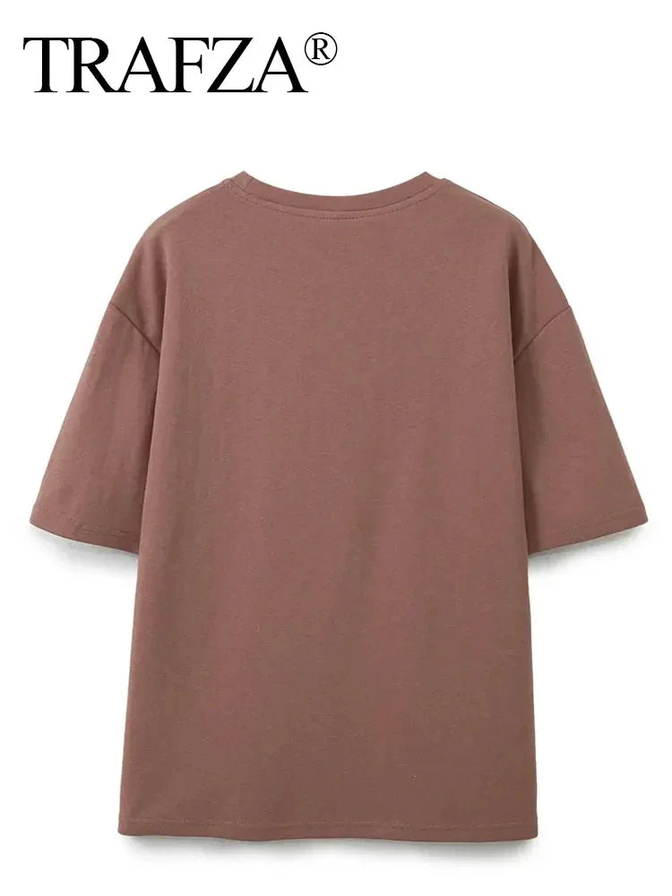 HH Summer Women Basic T-shirt Casual Cotton O Neck Short Sleeve Shirts High Quality Solid Color Top Female Fashion Loose Top