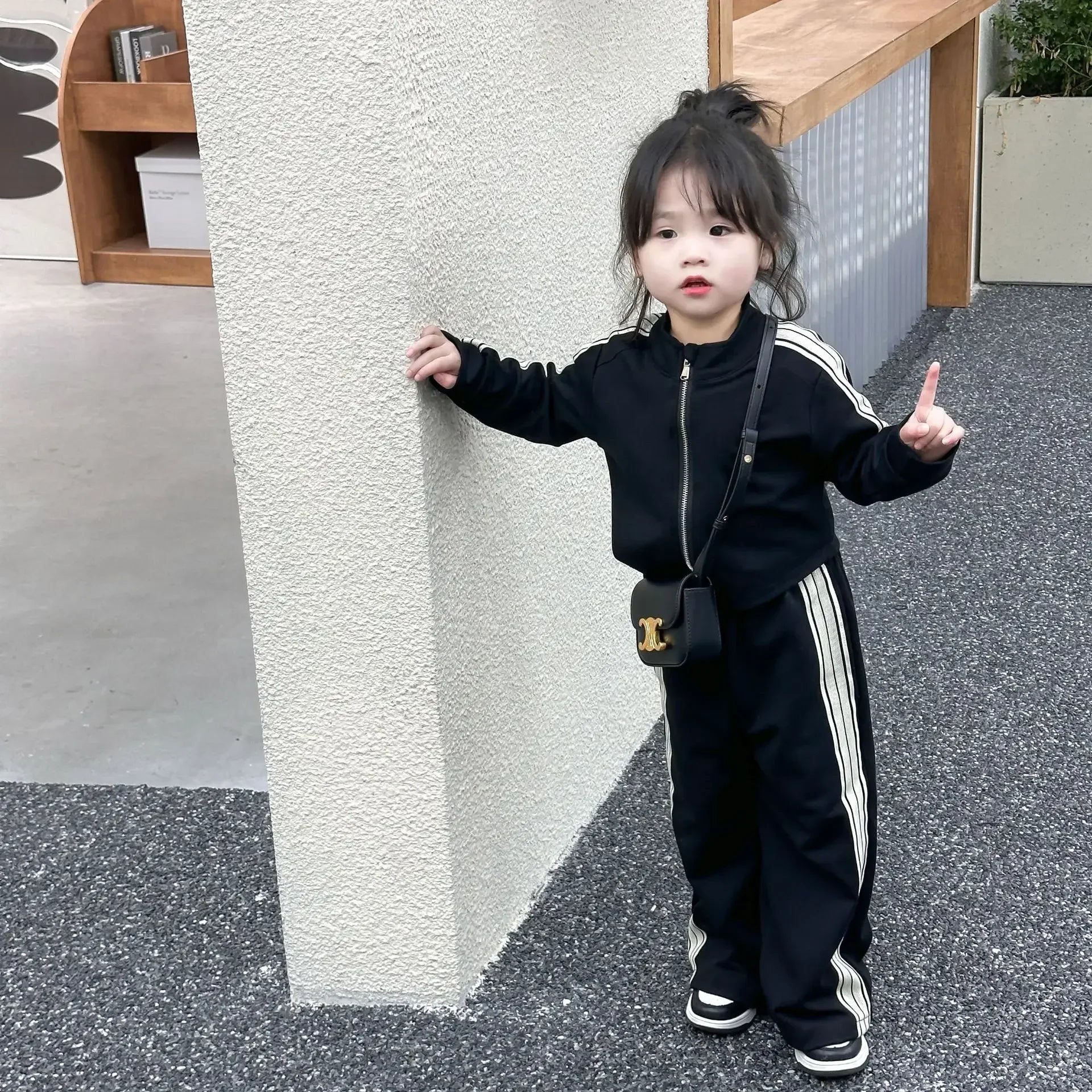 Girls' Zipper Hoodie & Pants Set - 2-Piece Casual Outfit for Toddlers | Boutique Kids' Clothing (Ages 2-6) Kids Clothes Girls