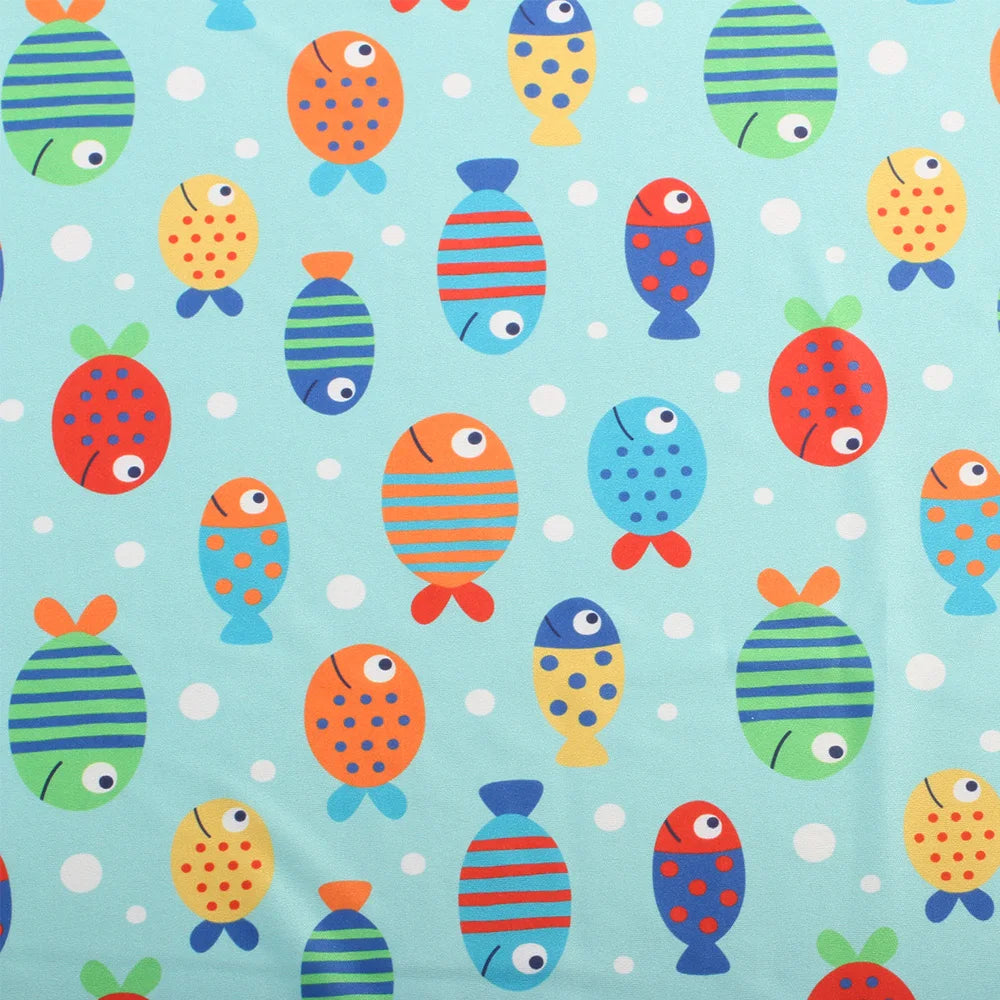 Washable Waterproof TPU Handmade Polyester Fabric Printed PUL Material for High Quality Cloth Diaper Menstrual Pads Diaper Bags