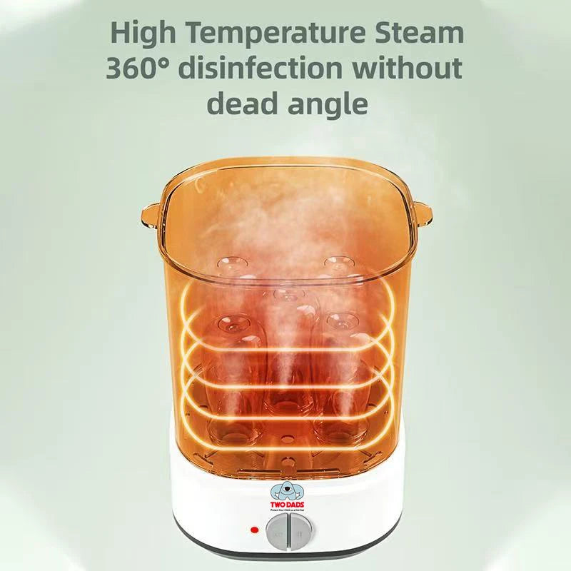 TWO DADS Baby Feeding Bottle Warmer & Sterilizers Food Milk Warmers Bottle Steam Sterilizer Electric