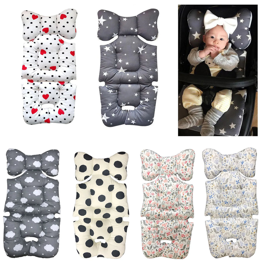 Baby Stroller Seat Pad Car Seat Insert Liner Cotton Cushion Universal for Baby Carriage Pram Cart Mattress Stroller Accessories