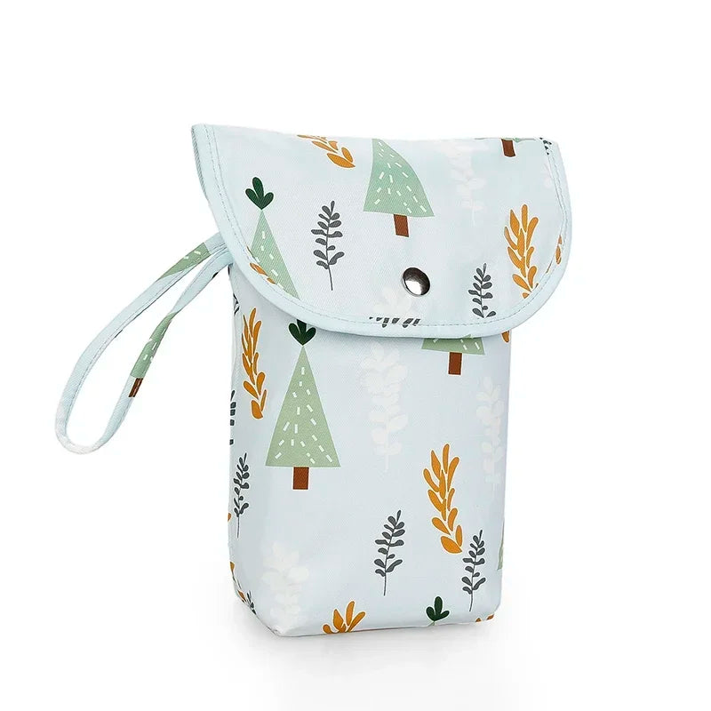 Baby Diaper Bag Organizer Reusable Waterproof Wet/Dry Cloth Bag Mummy Storage Nappy Bag For Disposable Carrying Diaper Clothing
