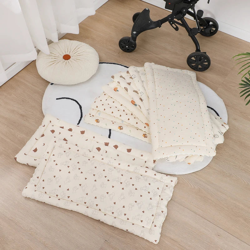 Stroller mat crib beanie down comfort mat gauze mattress padded padded baby mattress child quilt cotton mattress