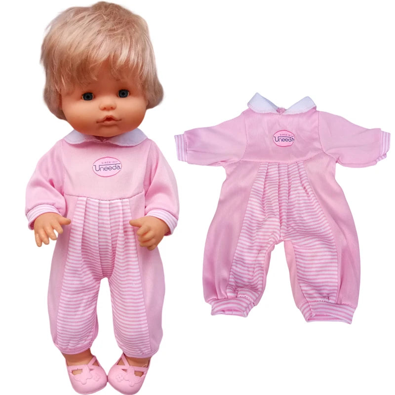 for 16" Nenuco Doll Winter Vest Coat Pants Hat Shoes Ropa Y Su Hermanita 40cm Baby Dolls Clothes Children Gift Toys Girl's Gifts