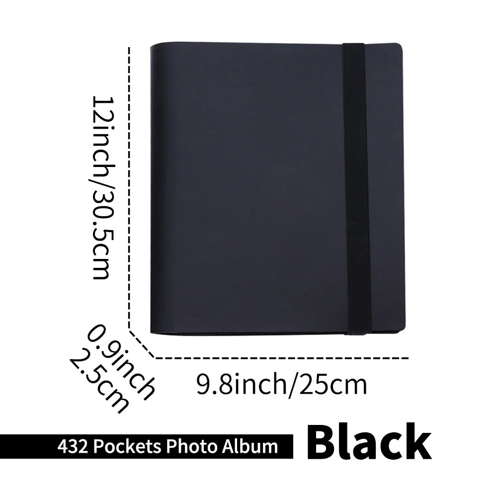 1pc , 432 Pockets Photo Album for Fujifilm Instax Mini 12 11 9 Evo 90 70 40 8 7 LiPlay Instant Camera
