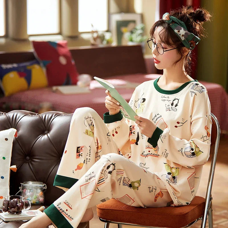 Breastfeeding Pajamas Breast Feeding Nightwear Maternity Nursing Pajama Sets Autumn Maternity Nursing Sleepwear Pregnancy Pyjama