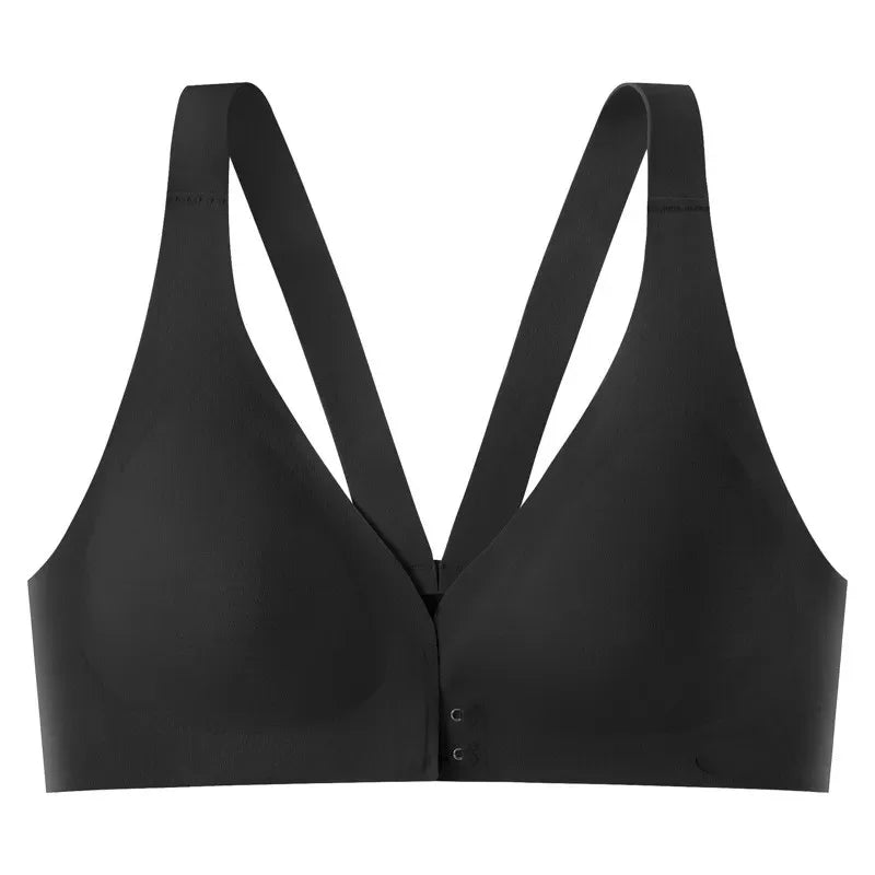 Women Seamless Bras Deep V-Neck Bra Front Closure Underwear Sports Top Invisible Push Up Bra Female Soft Nowire Sexy Lingerie