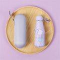 1pc Fashion Women Mini Folding Sun Umbrella UV Protection Portable Pocket Capsule Umbrellas with Box