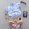 Fashion Baby Boy's Suit Summer Casual Clothes Set Top Shorts 2PCS Baby Clothing Set For Boys Infant Suits Kids Clothes