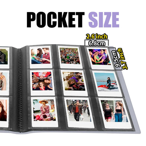 1pc , 432 Pockets Photo Album for Fujifilm Instax Mini 12 11 9 Evo 90 70 40 8 7 LiPlay Instant Camera
