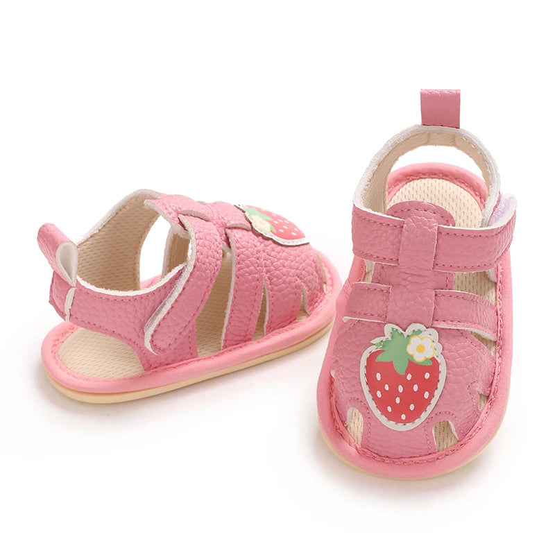 Baby Boy Cute Bear Sandals Lightweight Comfortable Indoor Outdoor First Walkers Kids Spring Summer Infant Toddler Shoes 0-18Mon