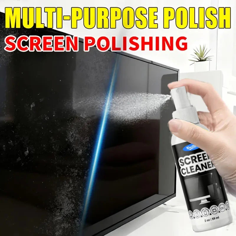 59/99ml 1suit Screen Cleaner Kit With Polishing Cloth Oil Stain Remover Spray For MacBook iPad iPhone Laptop Monitor & TV Screen