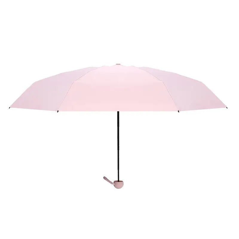 Compact Travel Mini Umbrella Uv Protection Umbrella 5 Fold Ultra Lightweight Sunshade Umbrellas Protable Manual