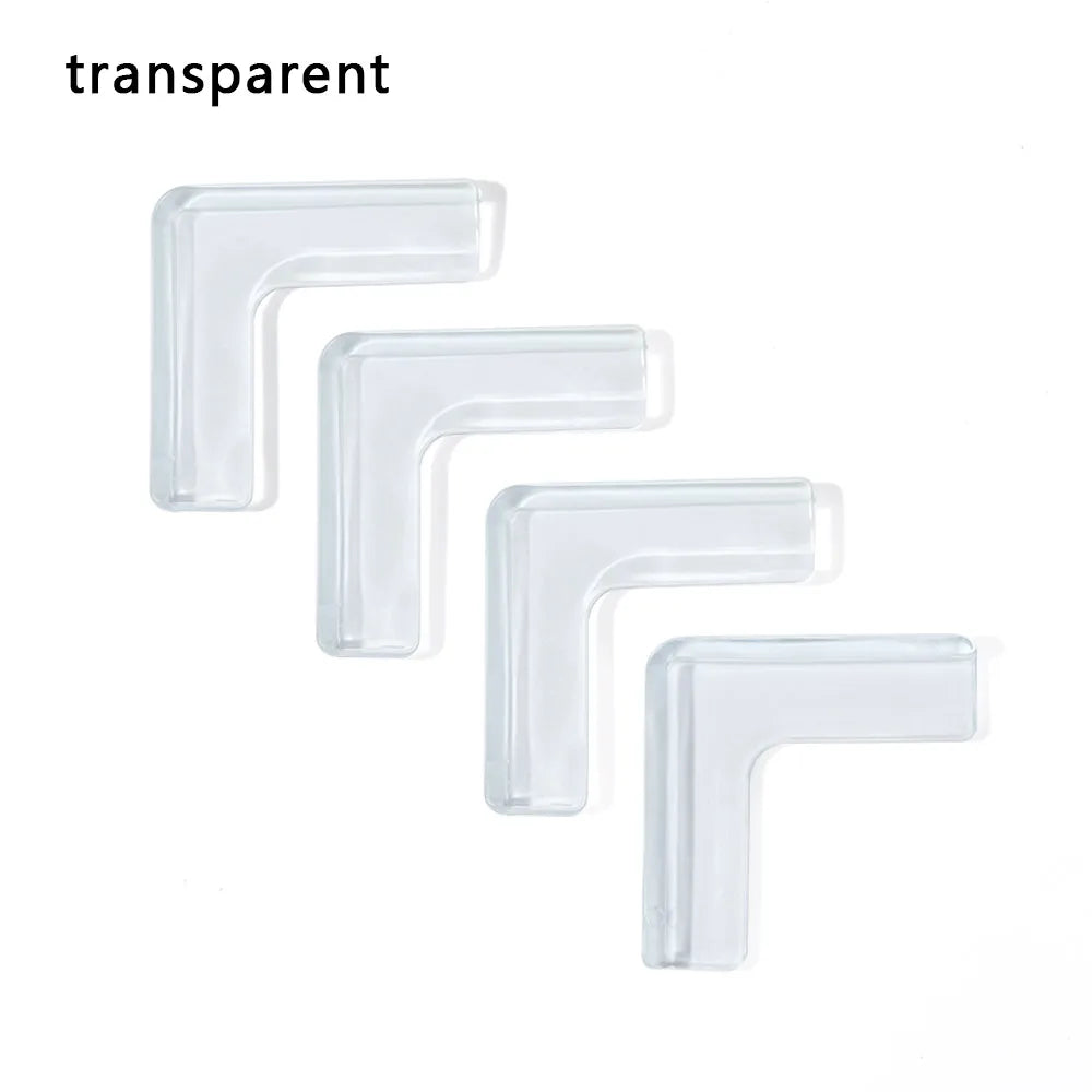 4pcs Silicone Safety Window Head Protection Corner Edge Corner Protection Sleeve Aluminum Steel Child Window Anti-collision