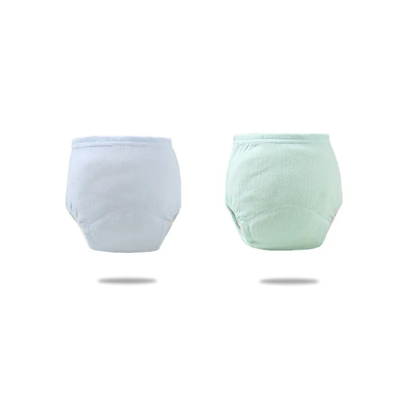 2pcs/lot Newborn Training Pants Cotton Thin Summer Baby Shorts Washable Boy Girls Cloth Diapers Reusable Nappies Infant Panties