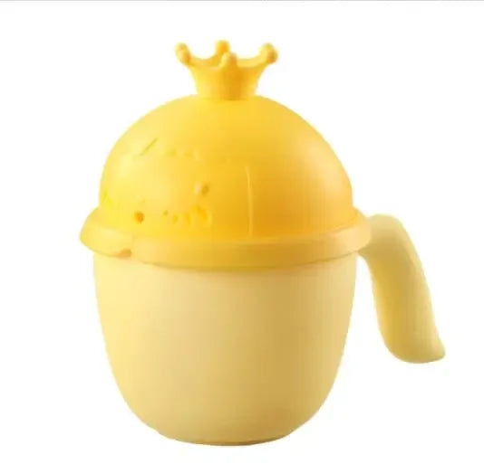 Cute Cartoon Baby Bath Spoons Baby Shower Toddle Shampoo Cup  with Protect Kid Eyes Washing Hair Cup Kids Bathing Tool