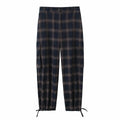 Women New Casual Chic Suit Checkered Hooded Jacket Loose Lantern Workwear Pants Fashion Autumn Winter Suits