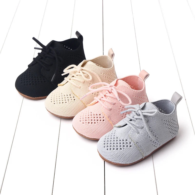 Girls' Headband Sandals 2025 New Summer Children's Bowknot Princess Single Shoes Girls' Baby Breathable Knitted Shoes F221