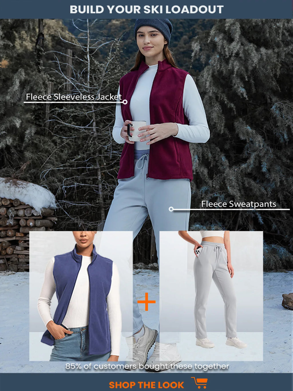 TACVASEN Autumn Winter Soft Warm Vest Womens Fashion Fleece Sleeveless Jacket Lightweight Outdoor Casual Zipper Front Waistcoat